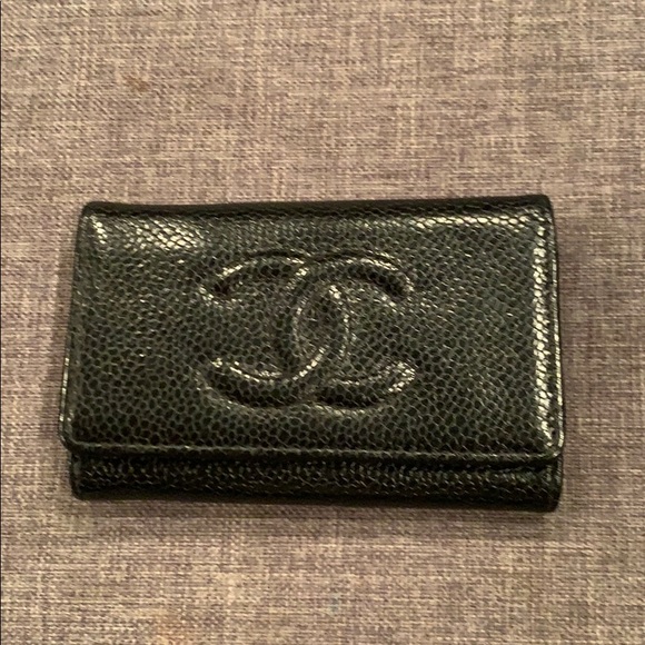 100% authentic Chanel caviar key case - Picture 1 of 7